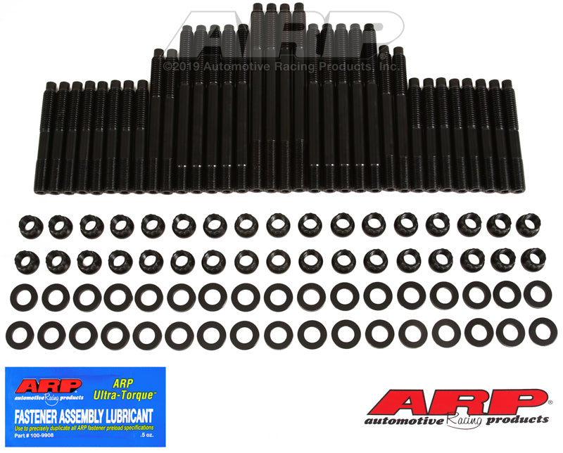 ARP SBC w/Brodix,Rodeck alum block w/23A A head production style hsk Rod Bolt Kits ARP