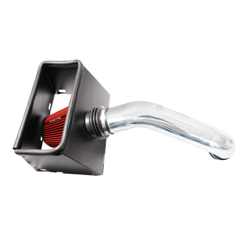 Spectre 09-18 Dodge RAM 1500/2500 V8-5.7L F/I Air Intake Kit - Polished w/Red Filter Cold Air Intakes Spectre