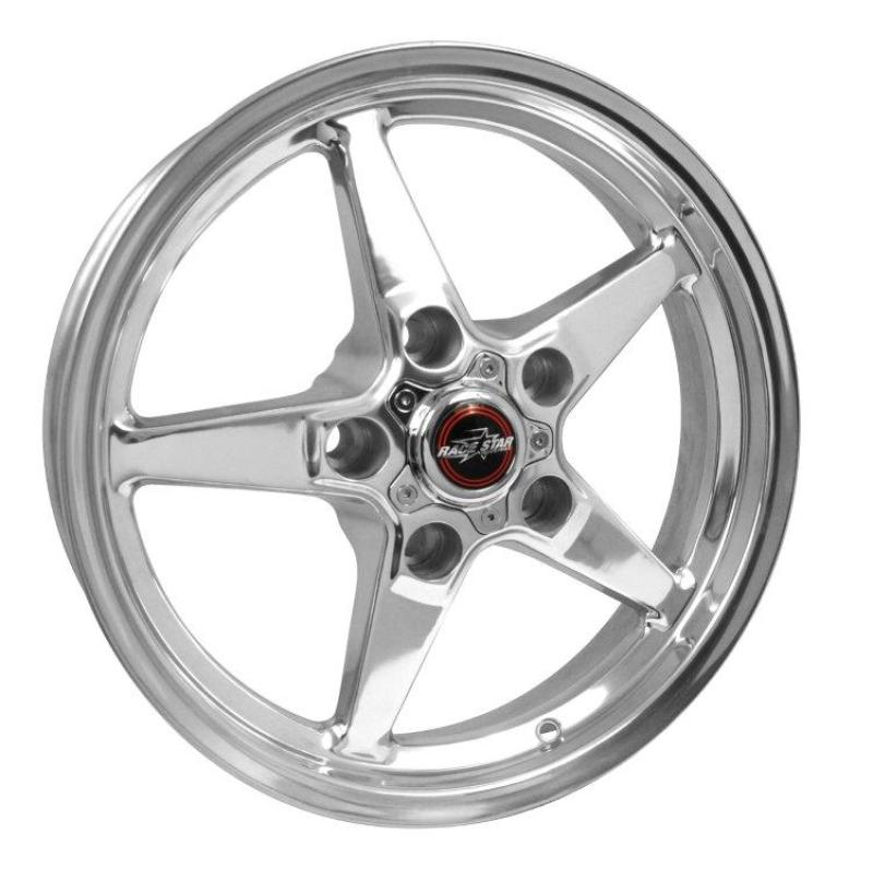Race Star 92 Drag Star 17x4.50 5x135bc 1.75bs Direct Drill Polished Wheel Wheels - Cast Race Star