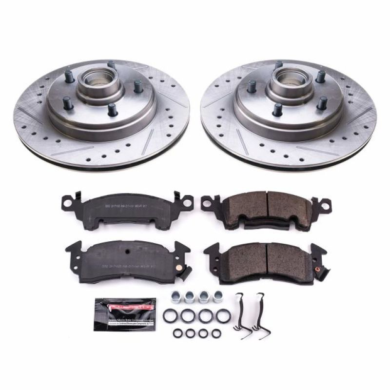 Power Stop 85-89 Buick Electra Front Z23 Evolution Sport Brake Kit Brake Kits - Performance D&S PowerStop