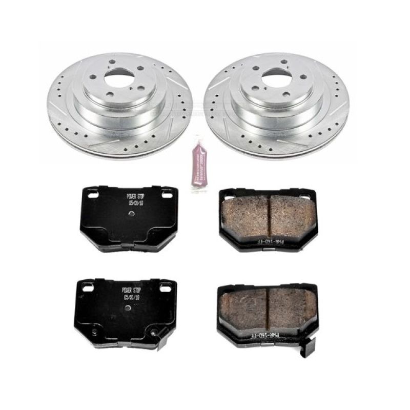 Power Stop 06-07 Subaru Impreza Rear Z23 Evolution Sport Brake Kit Brake Kits - Performance D&S PowerStop