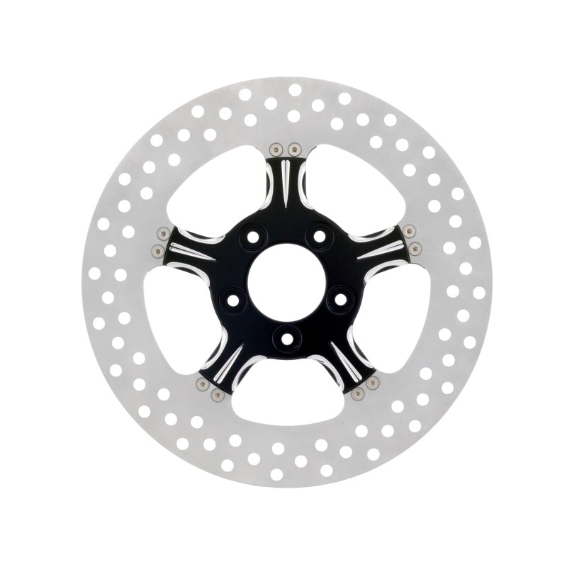 Performance Machine Disc/Carr 11.5 Fierce Rr - Contrast Cut Platinum Brake Rotors - Drilled Performance Machine