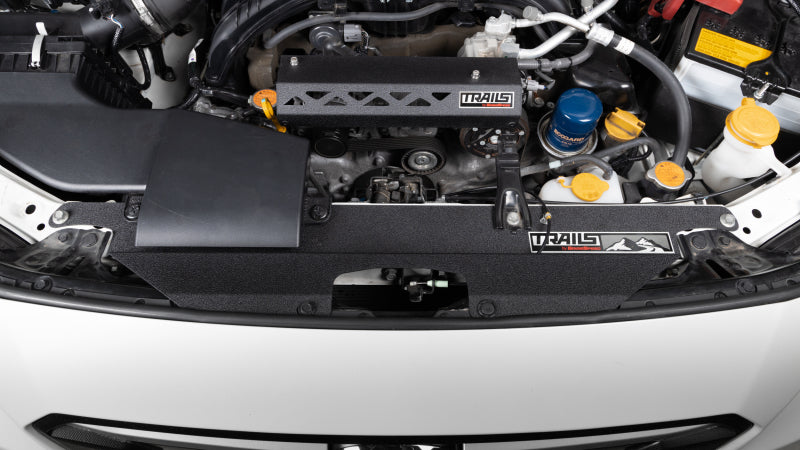 GrimmSpeed 2018+ Subaru Crosstrek TRAILS Radiator Shroud - Black Radiator Shrouds GrimmSpeed