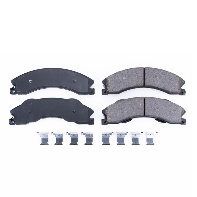Power Stop 2011 GMC Sierra 2500 HD Front or Rear Z17 Evolution Ceramic Brake Pads w/Hardware Brake Pads - OE PowerStop