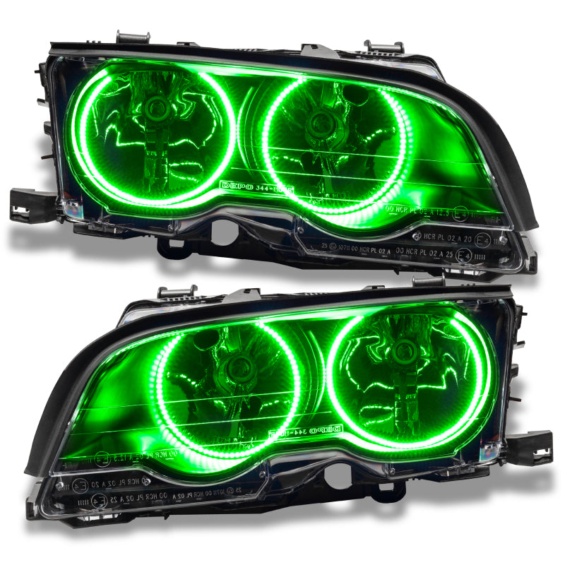 Oracle 99-01 BMW 3 Series Coupe HL - (Halogen) - ColorSHIFT w/ 2.0 Controller Headlights ORACLE Lighting