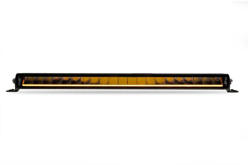 DV8 Offroad 20in Halo Elite Single Row Light Bar with Accent Light - White/Amber Light Bars & Cubes DV8 Offroad