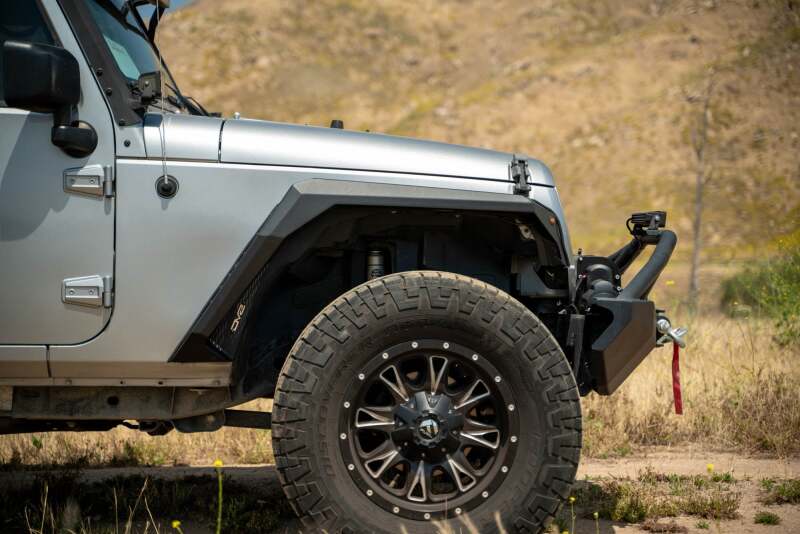 DV8 Offroad 07-18 Jeep Wrangler JK Armor Fender Flares Fenders DV8 Offroad