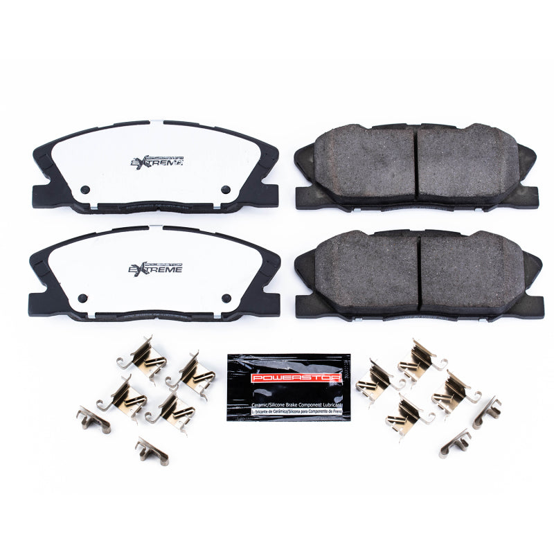 Power Stop 2018 Dodge Challenger Front Z26 Extreme Street Brake Pads w/Hardware Brake Pads - Performance PowerStop