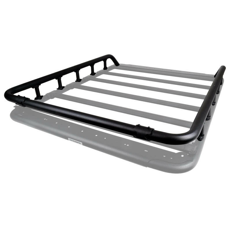 Go Rhino SRM500 Tri-Rail Kit (For 65in. Long Rack) - Tex. Blk (Rails ONLY - Req. Platform) Roof Baskets Go Rhino