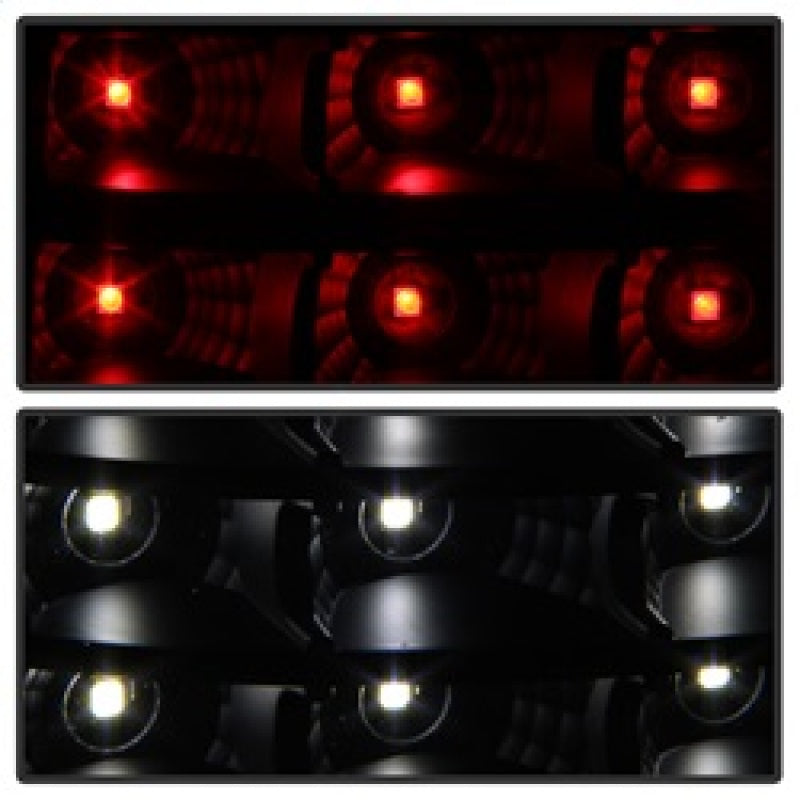 xTune 03-06 Chevrolet Silverado 1500 LED Tail Lights - Black Smoke (ALT-JH-CSIL03-LED-BSM) Tail Lights SPYDER