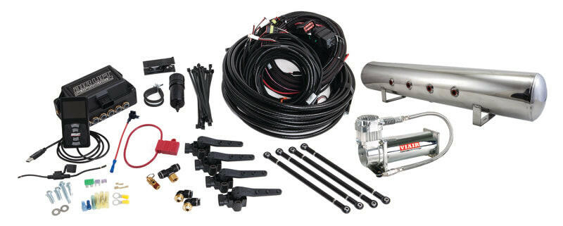 Air Lift Performance 3H (3/8 Air Line 5 Gal Polished Aluminum Tank VIAIR 444C Comp) Suspension Controllers Air Lift