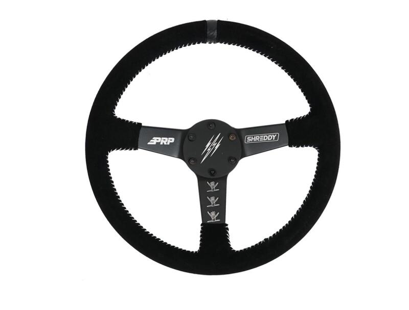 PRP Comp-R Leather Steering Wheel - Black Steering Wheels PRP Seats