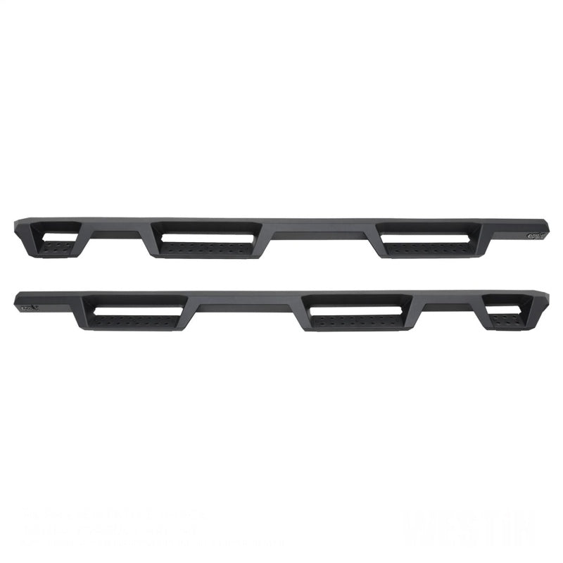 Westin 19-22 GMC Sierra 1500 CC 6.5ft Bed (Excl. 2019 Ltd/LD) HDX Drop W2W Nerf Step Bars - Tex. Blk Nerf Bars Westin