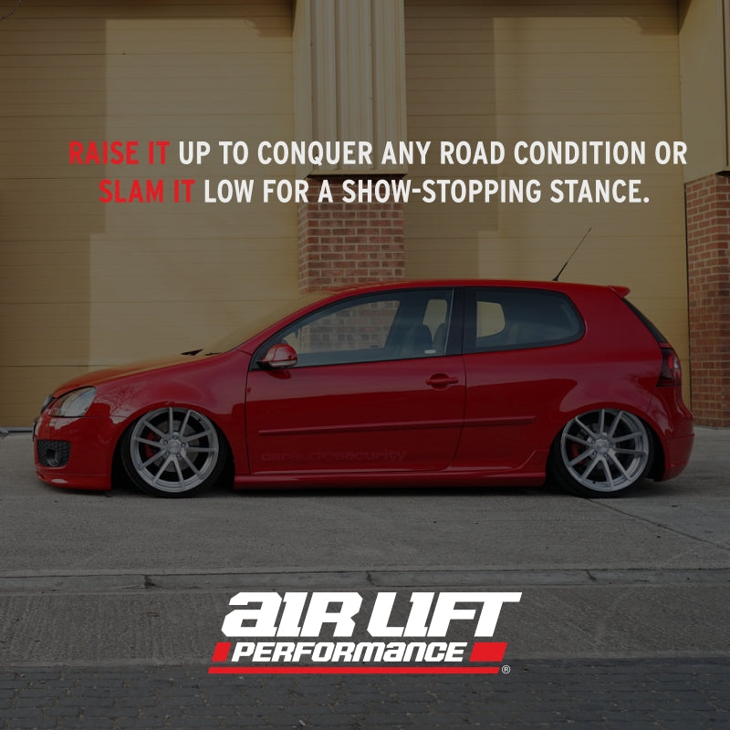 Air Lift 05-14 Audi A3 / 06-14 Volkswagen GTI Performance Front Kit Air Suspension Kits Air Lift
