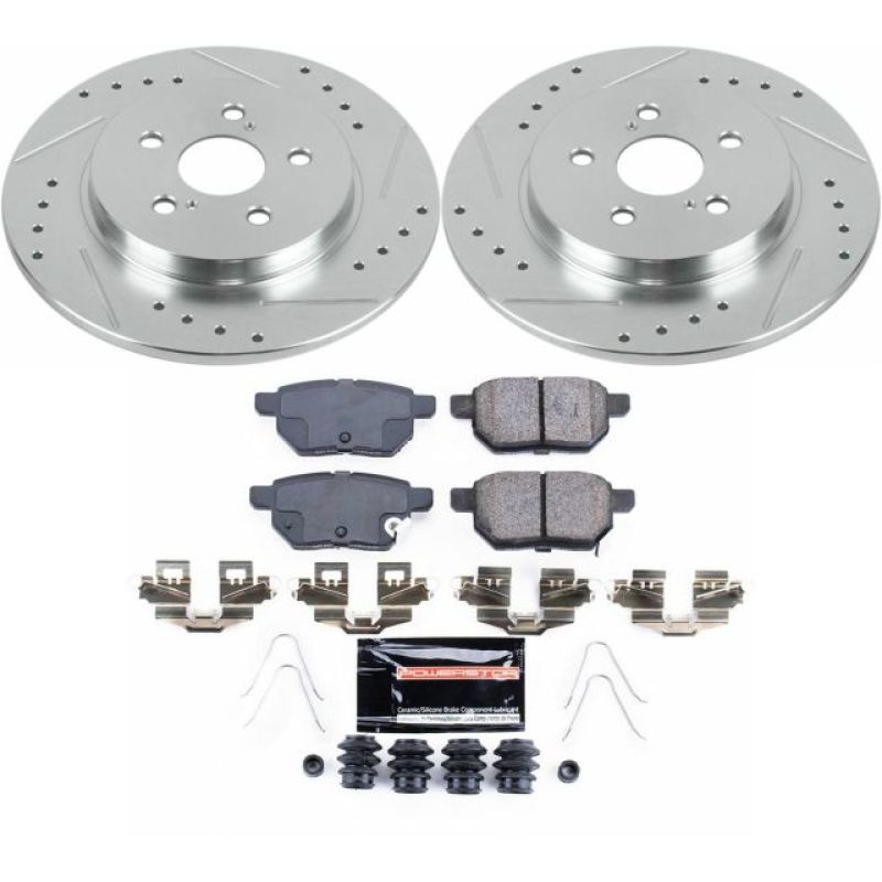 Power Stop 11-17 Lexus CT200h Rear Z23 Evolution Sport Brake Kit Brake Kits - Performance D&S PowerStop