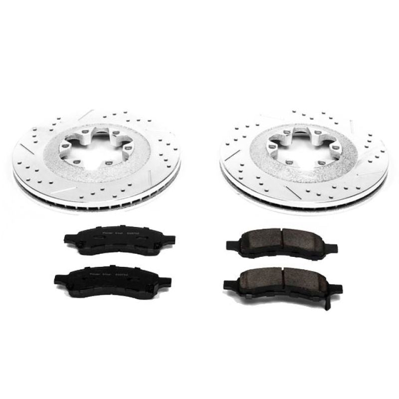 Power Stop 09-12 Chevrolet Colorado Front Z23 Evolution Sport Brake Kit Brake Kits - Performance D&S PowerStop