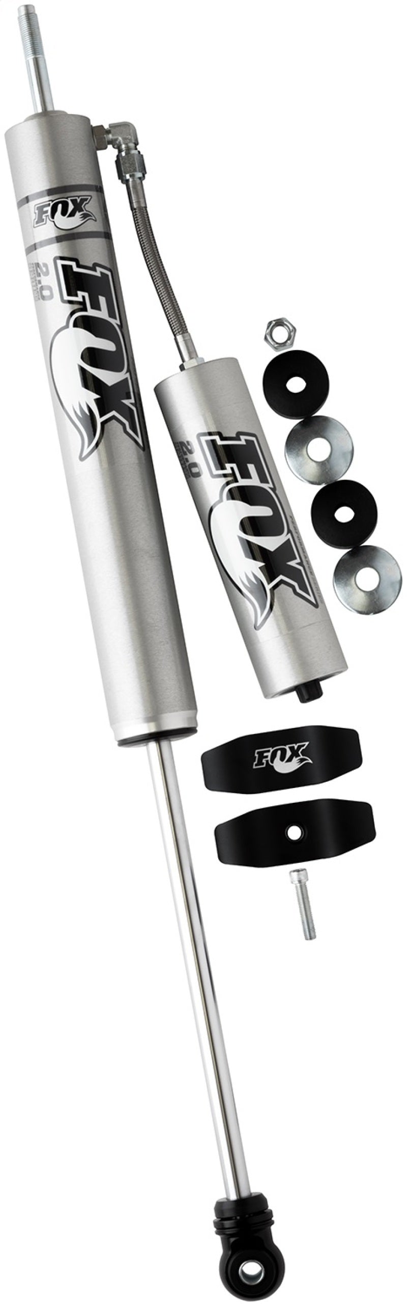 Fox 07+ Jeep JK 2.0 Performance Series 11.6in. Smooth Body Remote Res. Front Shock / 4-6in. Lift Shocks and Struts FOX