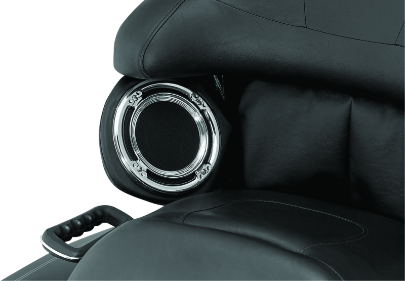 Kuryakyn Rear Speaker Accents For Harley-Davidson Chrome Hardware - Singles Kuryakyn