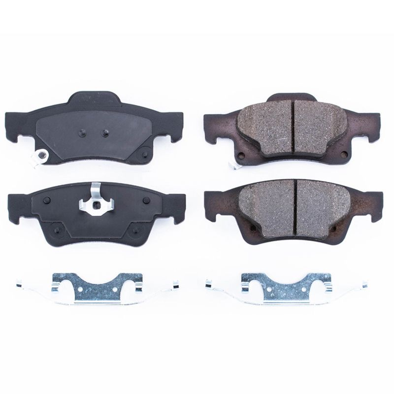 Power Stop 11-19 Dodge Durango Rear Z17 Evolution Ceramic Brake Pads w/Hardware Brake Pads - OE PowerStop