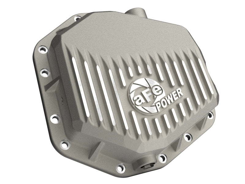 aFe 22-25 Ford Bronco Raptor V6 Rear Diff Cover - Raw w/ Machined Fins Diff Covers aFe