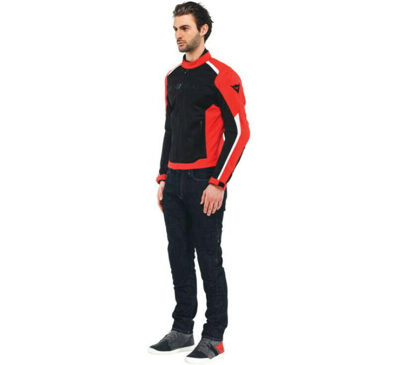 Dainese Hydraflux 2 Air D-Dry Jacket Black/Lava Red Size - 48 Jackets - Textile Dainese