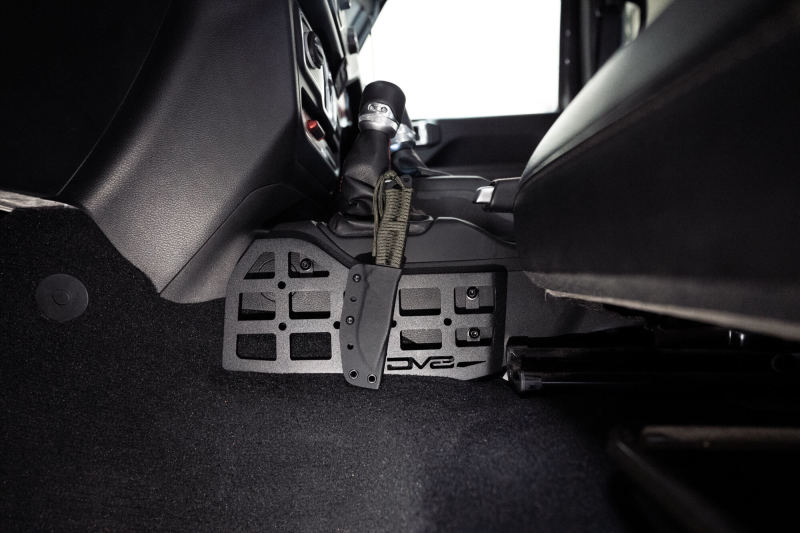 DV8 Offroad 18-23 Jeep Wrangler Center Console Molle Panels Exterior Trim DV8 Offroad