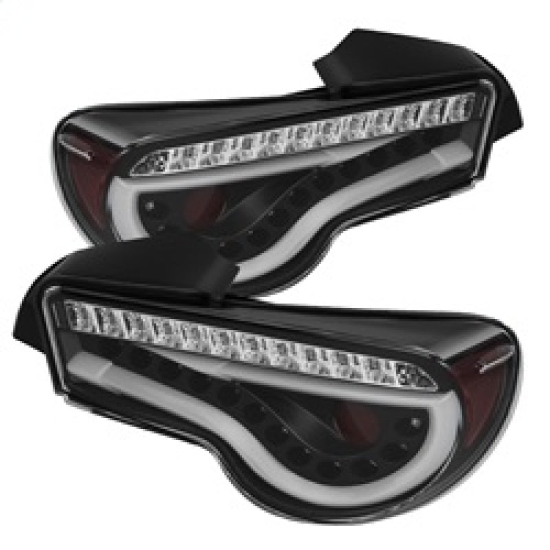 Spyder Scion FRS 12-14/Subaru BRZ 12-14 Light Bar LED Tail Lights Black ALT-YD-SFRS12-LBLED-BK Tail Lights SPYDER