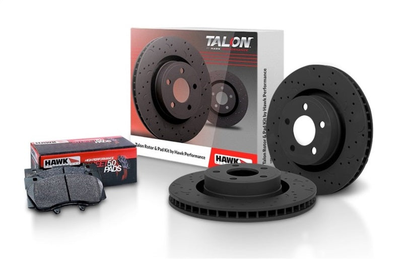 HAWK Talon Rotors Brake Rotors - Slot & Drilled Hawk Performance