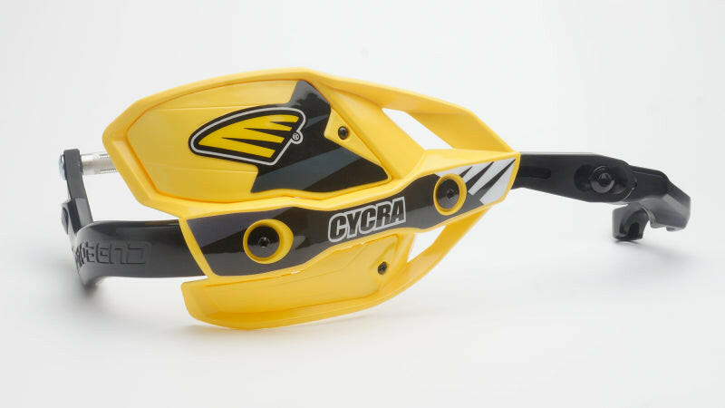 Cycra Probend Ultra w/HCM Clamp 1-1/8 in. - Husky Yellow Hand Guards Cycra