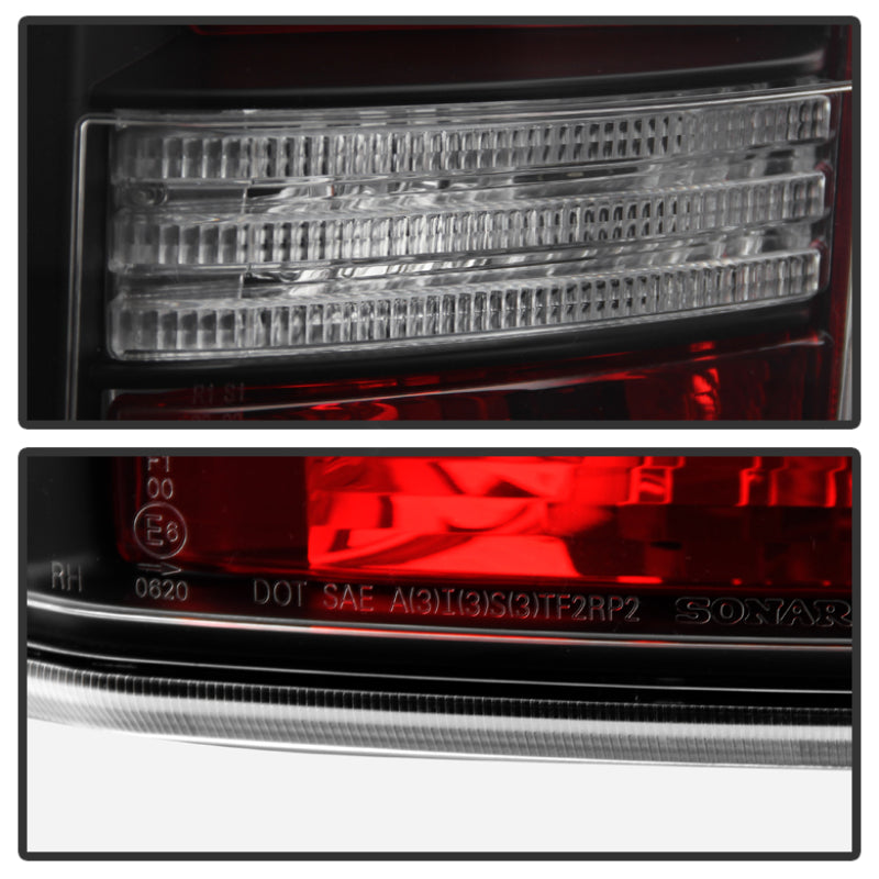 Spyder Land Rover Discovery 3 LR3 05-09 Light Bar LED Tail Lights Black ALT-YD-LRD05-LED-BK Tail Lights SPYDER