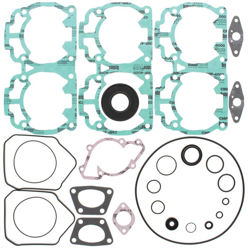 Vertex Pistons 10-14 Grand Touring Sport 600 ACE/04-09 GSX Sport 500 SS Complete Gasket Kit w/ Seals Gasket Kits Vertex Pistons