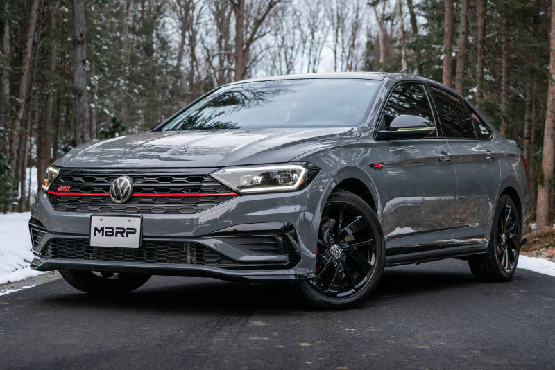 MBRP 19-21 VW Jetta GLI T304 SS 3in Cat-Back Dual Split Rear Exit Exhaust - Carbon Fiber Tips Catback MBRP
