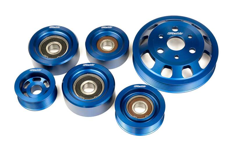 GReddy 2022+ Toyota GR86 (ZN8)/Subaru BRZ (ZD8) Aluminum Pulley Kit Pulleys - Crank, Underdrive GReddy