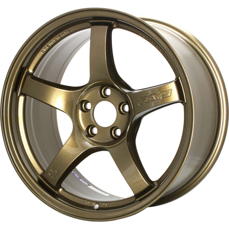 Gram Lights 57CR 18x9.5 +38 5x114.3 Almite Gold Wheel (Min Order Qty Of 20) Wheels - Cast Gram Lights