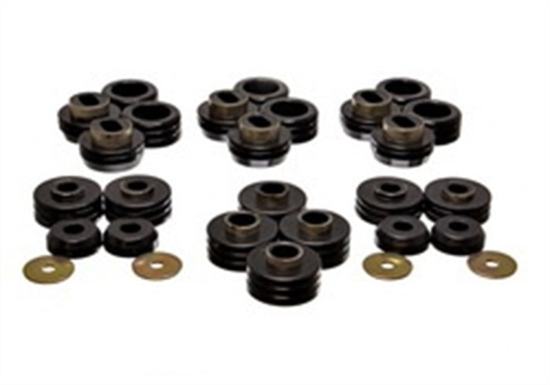 Energy Suspension 81-91 GM Denali XL/Suburban/Yukon XL 2WD/4WD Black Body (Cab) Mount Set Bushing Kits Energy Suspension