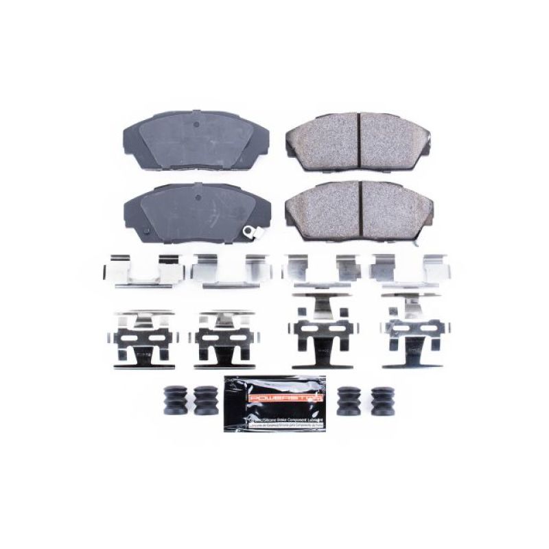 Power Stop 90-93 Acura Integra Front Z23 Evolution Sport Brake Pads w/Hardware Brake Pads - Performance PowerStop