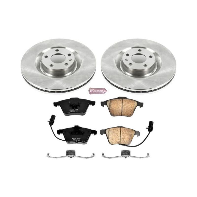 Power Stop 04-09 Audi S4 Front Autospecialty Brake Kit Brake Kits - OE PowerStop