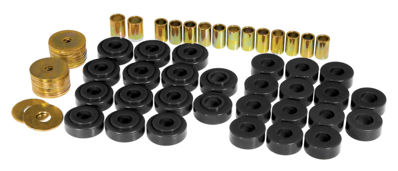 Prothane 64 GM Hardtop/Conv Body Mount - Black Bushing Kits Prothane