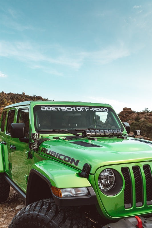 Rigid Industries 2018 Jeep JL - Hood Mount Kit - Mounts 20in Adapt Series Light Mounts Rigid Industries