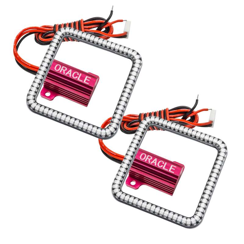 Oracle Off-Road 3in Square WP LED Halo - White Light Bars & Cubes ORACLE Lighting