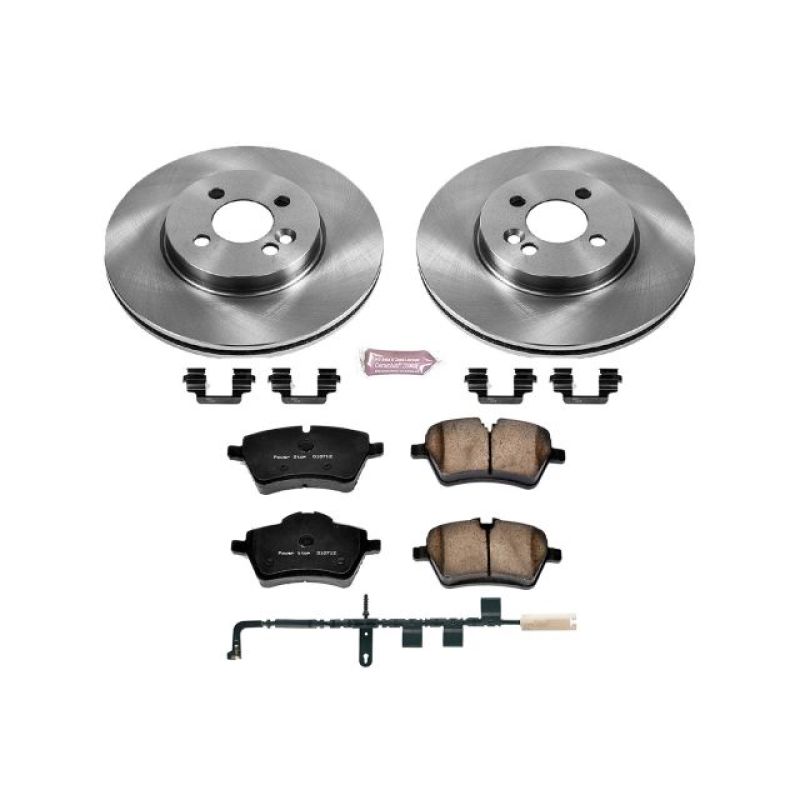 Power Stop 07-10 Mini Cooper Front Autospecialty Brake Kit Brake Kits - OE PowerStop