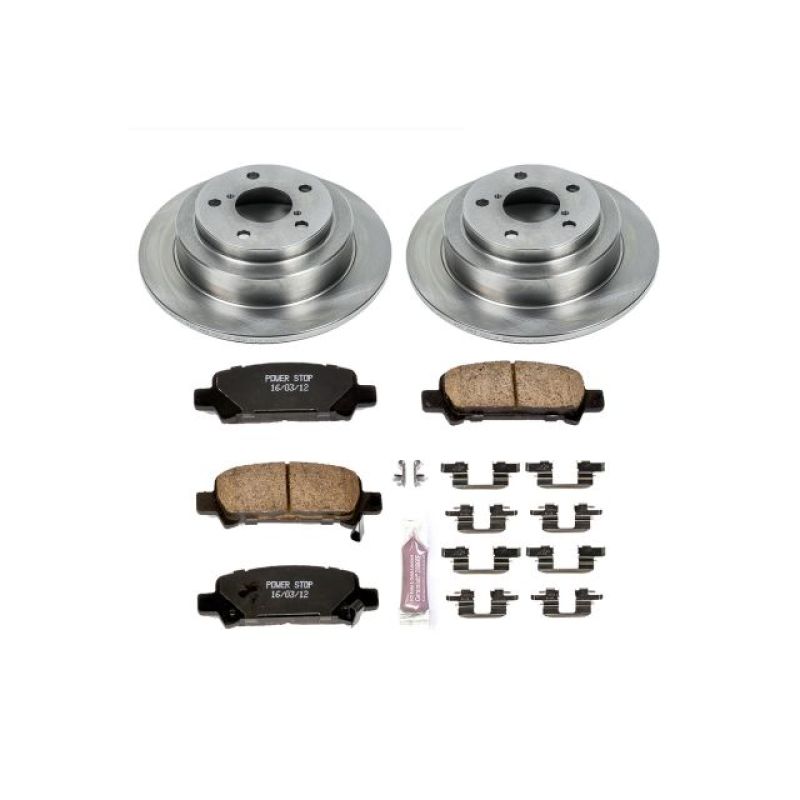 Power Stop 98-03 Subaru Forester Rear Autospecialty Brake Kit Brake Kits - OE PowerStop