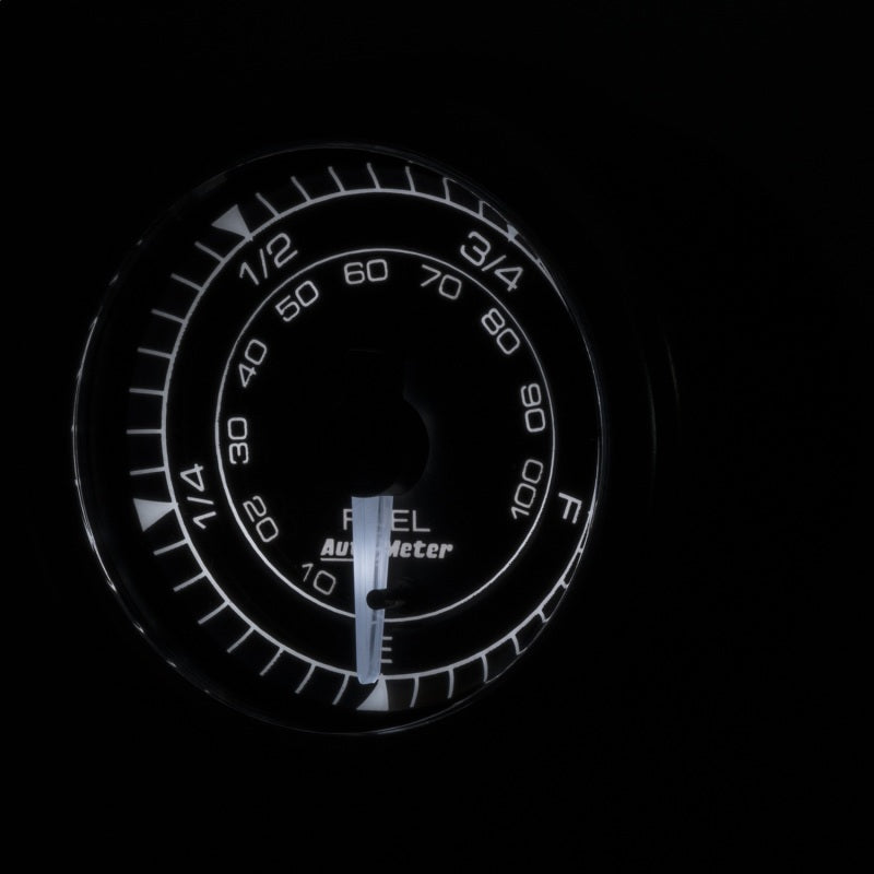 Autometer Chrono 2-1/16in 0-280 Ohm Programmable Fuel Level Gauge Gauges AutoMeter