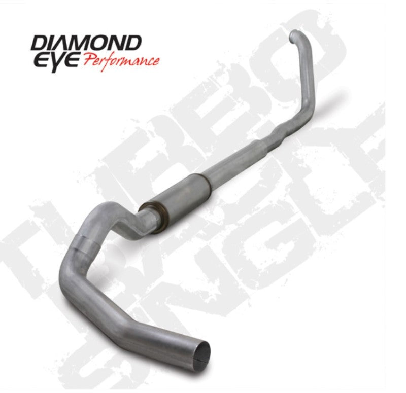 Diamond Eye KIT 5in TB SGL AL: 00-03 FORD 7.3L F250/F350 Turbo Back Diamond Eye Performance