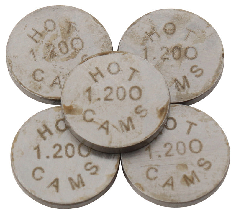 Hot Cams 04-08 400 DVX/02-16 CRF 450 R 1.200mm Shim Kit - 5 Pack Valves Hot Cams