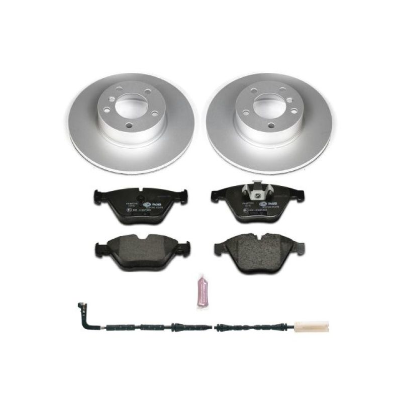 Power Stop 08-10 BMW 328i Front Euro-Stop Brake Kit Brake Kits - OE PowerStop