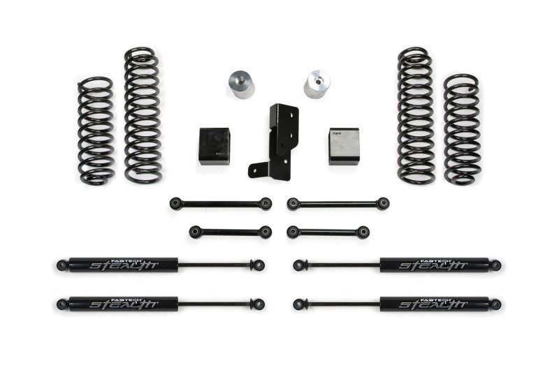 Fabtech 18-21 Jeep JL 4-Door 4WD 3in Sport System w/Stealth Lift Kits Fabtech