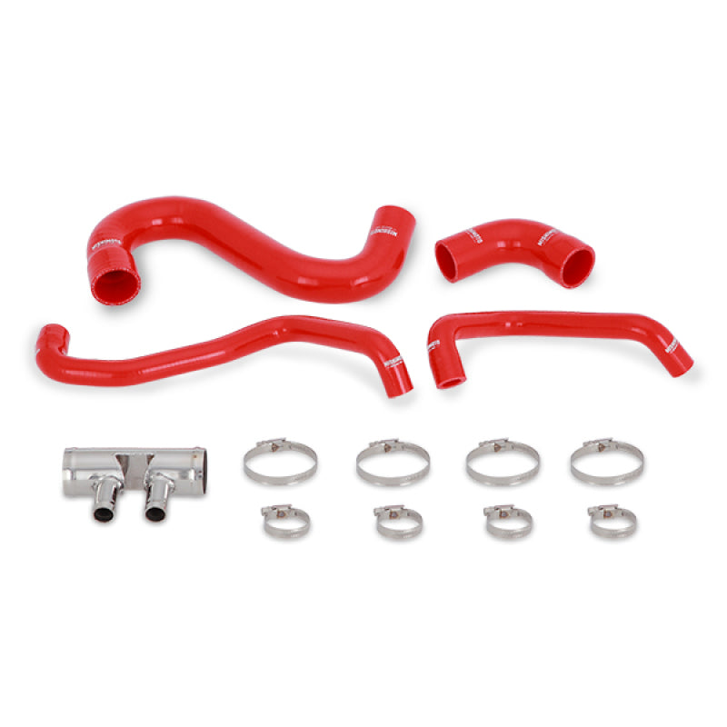 Mishimoto 2015+ Ford Mustang GT Silicone Lower Radiator Hose - Red Hoses Mishimoto
