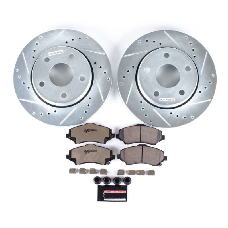 Power Stop 07-17 Jeep Wrangler Front Z36 Truck & Tow Brake Kit Brake Kits - Performance D&S PowerStop