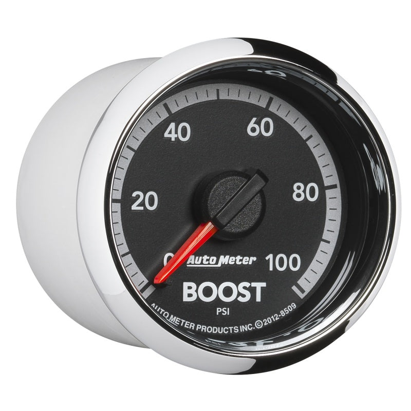Autometer Gen4 Dodge Factory Match 52.4mm Mechanical 0-100 PSI Boost Gauge Gauges AutoMeter